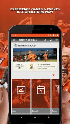 UTRGV Athletics android App screenshot 4